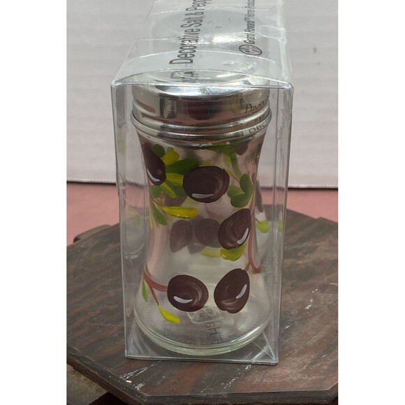 GHA Grant Howard Home Products Decorative Olive Tapered Salt & Pepper Set - Picture 5 of 9